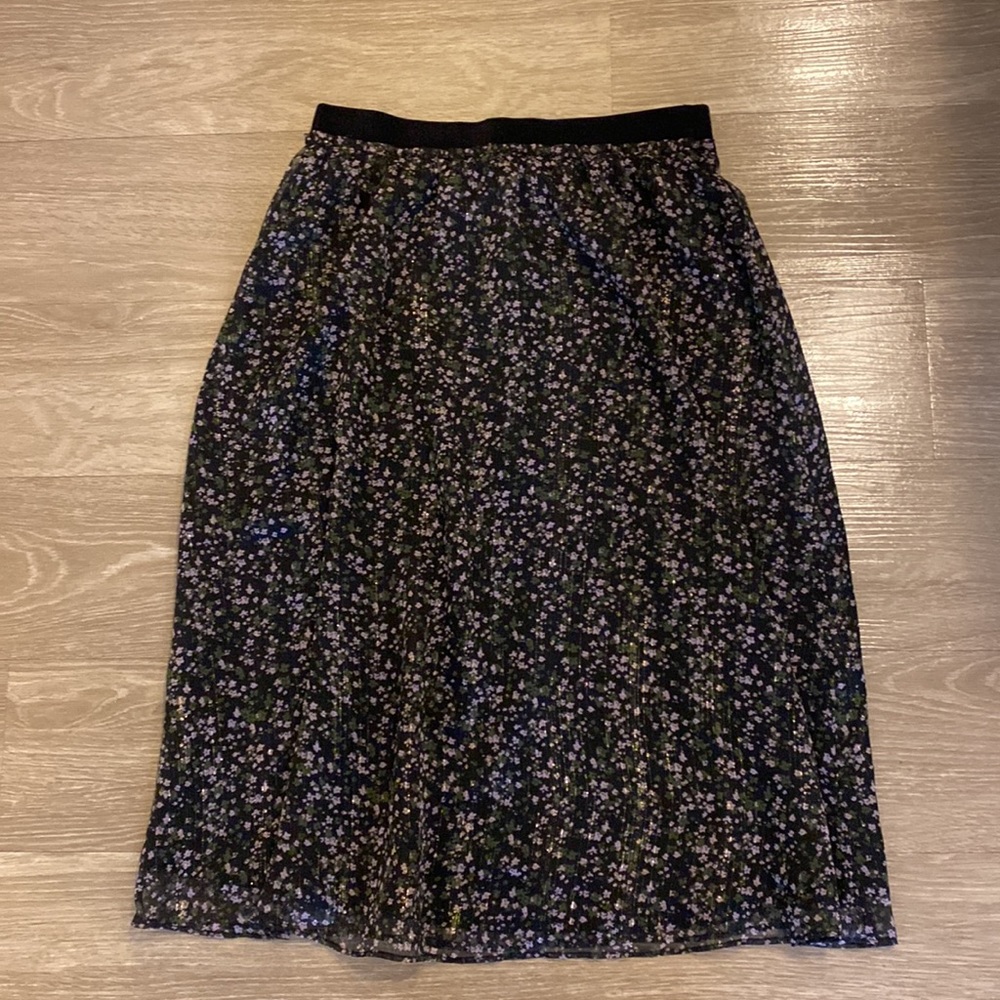 Ann Taylor LOFT Midi Floral Skirt